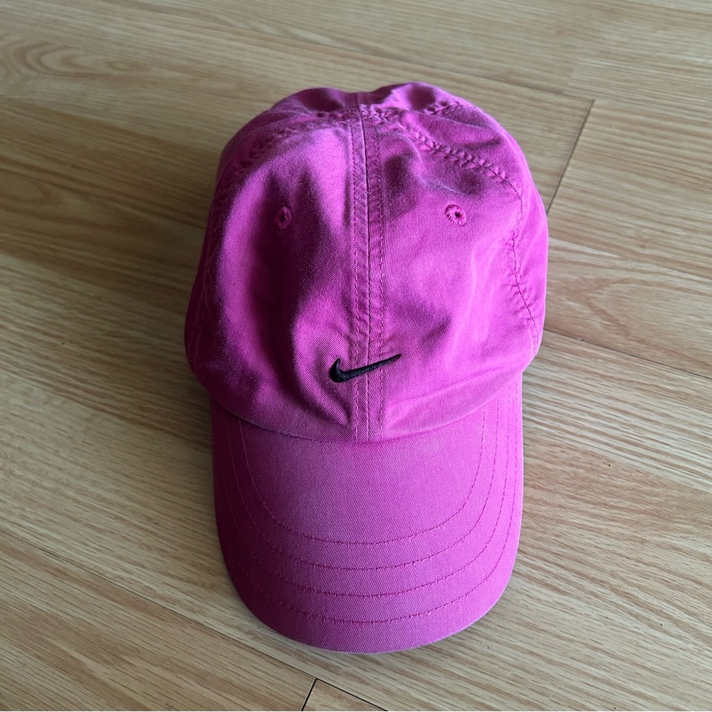 Vintage Nike Light Pink Purple StrapBack Y2K Hat